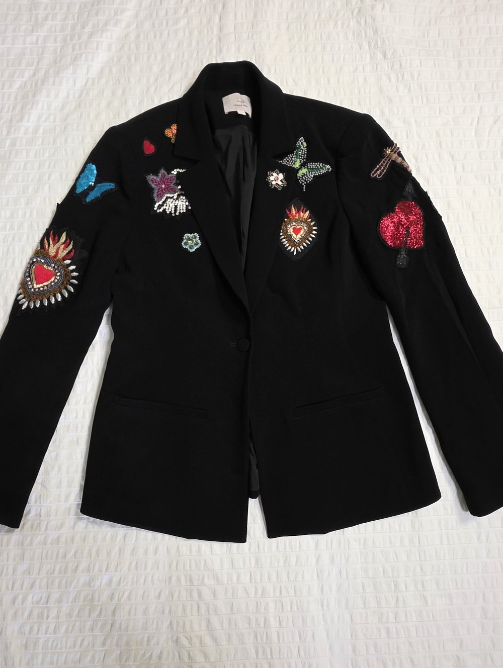Cinq A Sept Stones Black Jacket Size 2